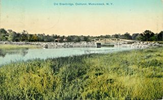 A View Of The Old Drawbridge,  Oakhurst,  Mamaroneck,  York Ny 1910
