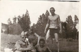 1970s Handsome Nude Muscular Men Guys Soldiers Old Russian Soviet Photo Gay Int