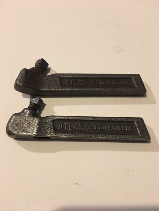 2 Atlas Press Company Straight Turning Tool Holder,  Lathe