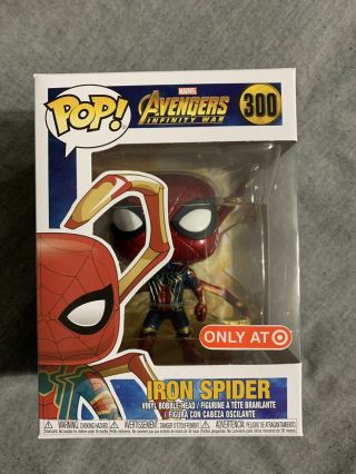 Funko Pop Iron Spider Target Exclusive Marvel Avengers Infinity War Spider - Man