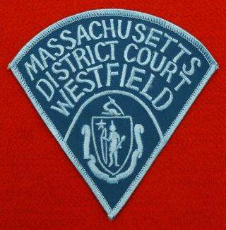 Massachusetts District Court Westfield Patch / Usa Police Patch