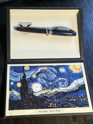 Visconti Van Gogh Fountain Pen Starry Night Medium Nib