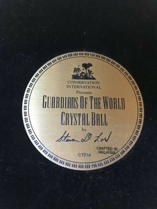 Franklin Guardians Of The World Crystal Ball Steven Lord Bronze Statue 3