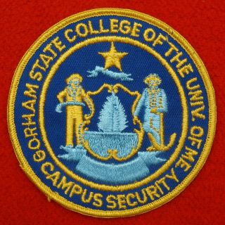 Gorham State College University Of Maine Security Patch / Police Patch