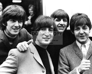 The Beatles Paul Mccartney John Lennon Ringo Starr Harrison 8x10 Photo (aa - 848)