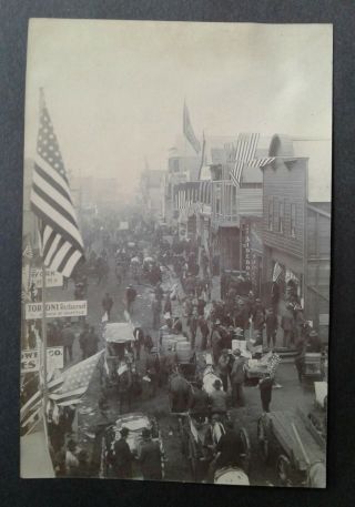 Photo Of Nome Alaska During The Gold Rush,  Signage