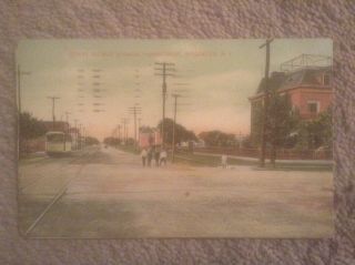 Vintage 1910 Postcard Of Coney Island Avenue,  Homecrest,  Brooklyn,  Ny