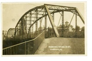 Rppc Bridge Over Potomac River Cumberland,  Maryland C 1908