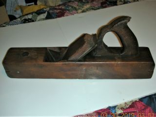 Antique - Not Vintage? Wood Block Plane,  Carpenter Tool 16 " Long