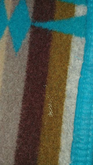 Pendleton Beaver State Wool blanket Southwestern Design 64x78 6