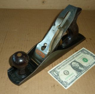 Vintage Stanley Bailey No.  5 - 1/4 Wood Jack Plane,  Usa,  Old Woodworking Tool,