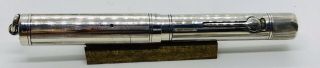 Waterman 452 1/2v Sterling Silver Fountain Pen Sheridan Pattern Restored