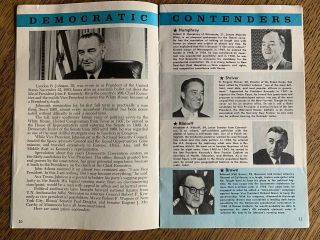 1964 National Convention And Election Handbook For Democrats And Republicans