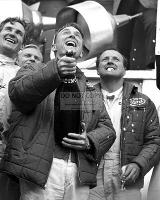 Dan Gurney And Aj Foyt: Winners Of 1967 24 Hours Of Le Mans 8x10 Photo (bb - 105)