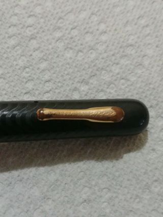 antique 1918 conklin crescent filler 50 hard rubber fountain pen 6