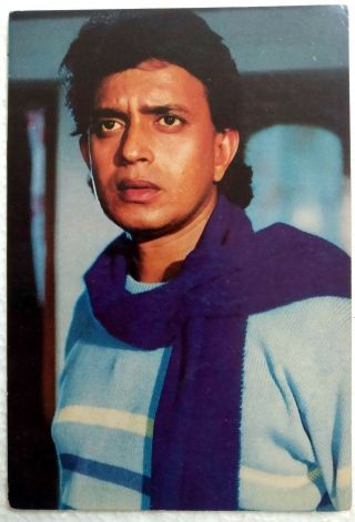 Bollywood Actor - Rare Post Card Postcard India - Mithun Chakraborty