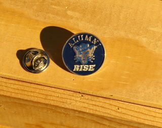Byu Ulimni Rise Brigham Young University Silver Tone Metal & Enamel Pin Pinback