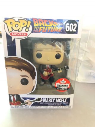 Funko Pop Marty Mcfly 602 Back To The Future Canada Expo Exclusive