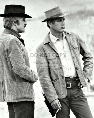 Robert Redford Paul Newman Butch Cassidy & The Sundance Kid 8x10 Photo (ee - 139)