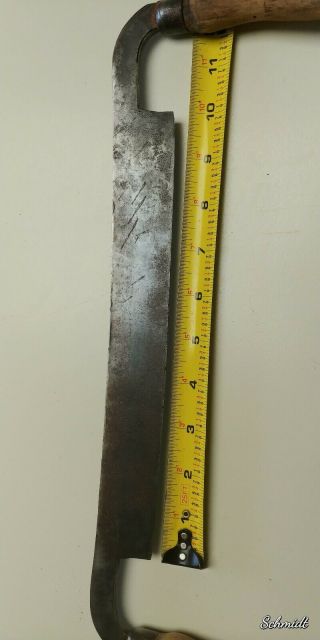 ANTIQUE 10 IN.  OHIO TOOL CO.  DRAW KNIFE IN. 2