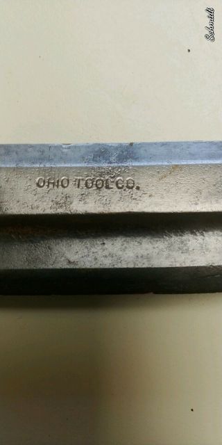 ANTIQUE 10 IN.  OHIO TOOL CO.  DRAW KNIFE IN. 3