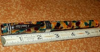 Conklin Oversize Fountain Pen Modern Colorfull Celluloid Near No Use Rare