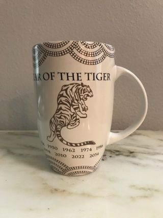 Chinese Zodiac Mug Year Of The Tiger 20oz Porcelain Mug Coventry Stargazer Euc