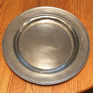 Vintage Wilton Armetale Rwp Round Serving Tray Platter Plate - Columbia,  Pa