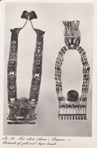 Rp: Tut Ank Amen´s Treasures,  Egypt,  30s ; Pectorals Of Gold