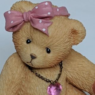 1996 Cherished Teddies Little Sparkles OCTOBER Birthstone Bears Box 5