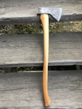 Norlund Axe,  Hickory Handle,  Hudson Bay Style,  26 1/2 " Long
