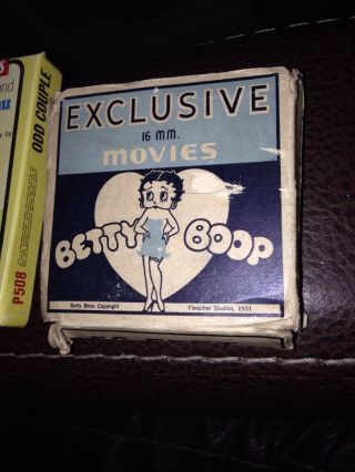 Vintage Betty Boop 16mm & The Odd Couple Black & White 8 Camera Film Movie 2