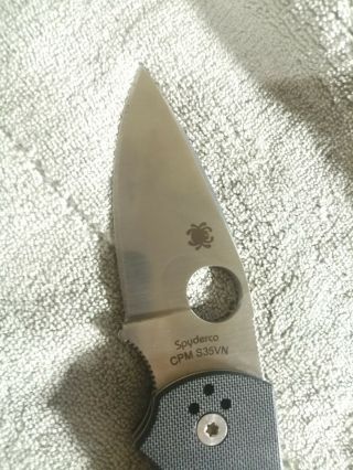 Spyderco Native 5 G10 Cpms35vn Pocket Knife With Titanium Deep Carry Clip