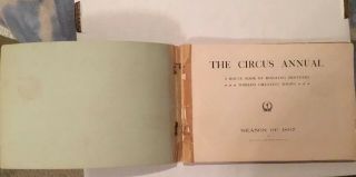 Ringling Bros 1897 The Circus Annual Route Book 2