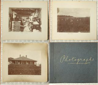 1900 - 1910 PHOTO ALBUM NYASALAND LIVINGSTONE BRUCE PLANTATION COTTON WORKERS 8