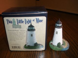 Harbour Lights This Little Light Of Mine Concord Point Maryland Signed