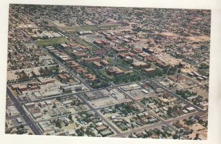 Vintage Aerial View The University Of Arizona Tucson Az
