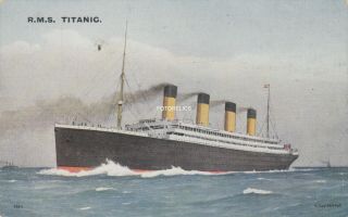Titanic White Star Line - Early Post Card