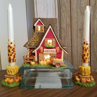 Dept 56 Thanksgiving Lighted House 2001 Vintage Retired Hard To Find Piece