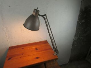 Light Z Lyte Vintage Industrial Articulating Drafting Table Workbench Lamp Look