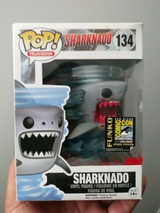 Funko Pop Exclusive Sdcc Sharknado Bloody Variant 2014 San Diego Comic Con Rare