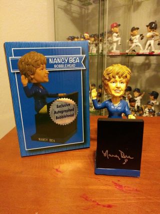 Rare Ultimate Pastime Nancy Bea Bobblehead Los Angeles Dodgers (autographed)