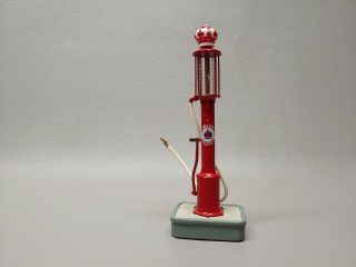 Danbury Gas Pump Mini Figure 1927 Red Crown Rush Model H