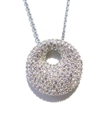 Swarovski Stone Medium Pendant 5017144 Bargain Retired Crystal Necklace No Box