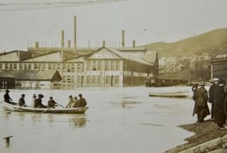 Bellaire - Imperial Glass Company Flood Rppc Postcard - United States Ohio (oh)