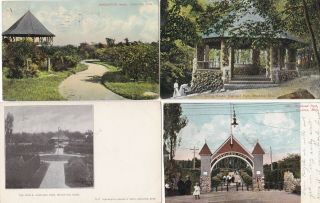 Brockton,  Ma,  4 Vintage Of Highland Park,  The Circle,  Spring House,  Entrance Gatearch