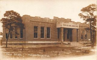 Fl - 1910’s Rare Real Photo Florida Rural School Palma Sola,  Fla - Manatee