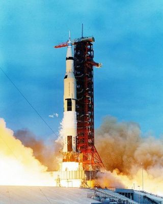 Apollo 10 Saturn V Rocket Launch Nasa 8x10 Silver Halide Photo Print