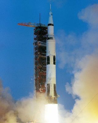 Apollo 13 Saturn V Rocket Launch 1970 Nasa 8x10 Silver Halide Photo Print