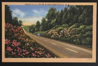 Greetings From Margaretville Ny Tichnor Bros Inc 72517